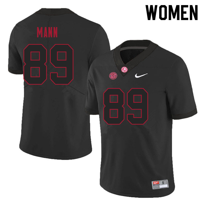 Women #89 Kyle Mann Alabama Crimson Tide College Football Jerseys Sale-Black